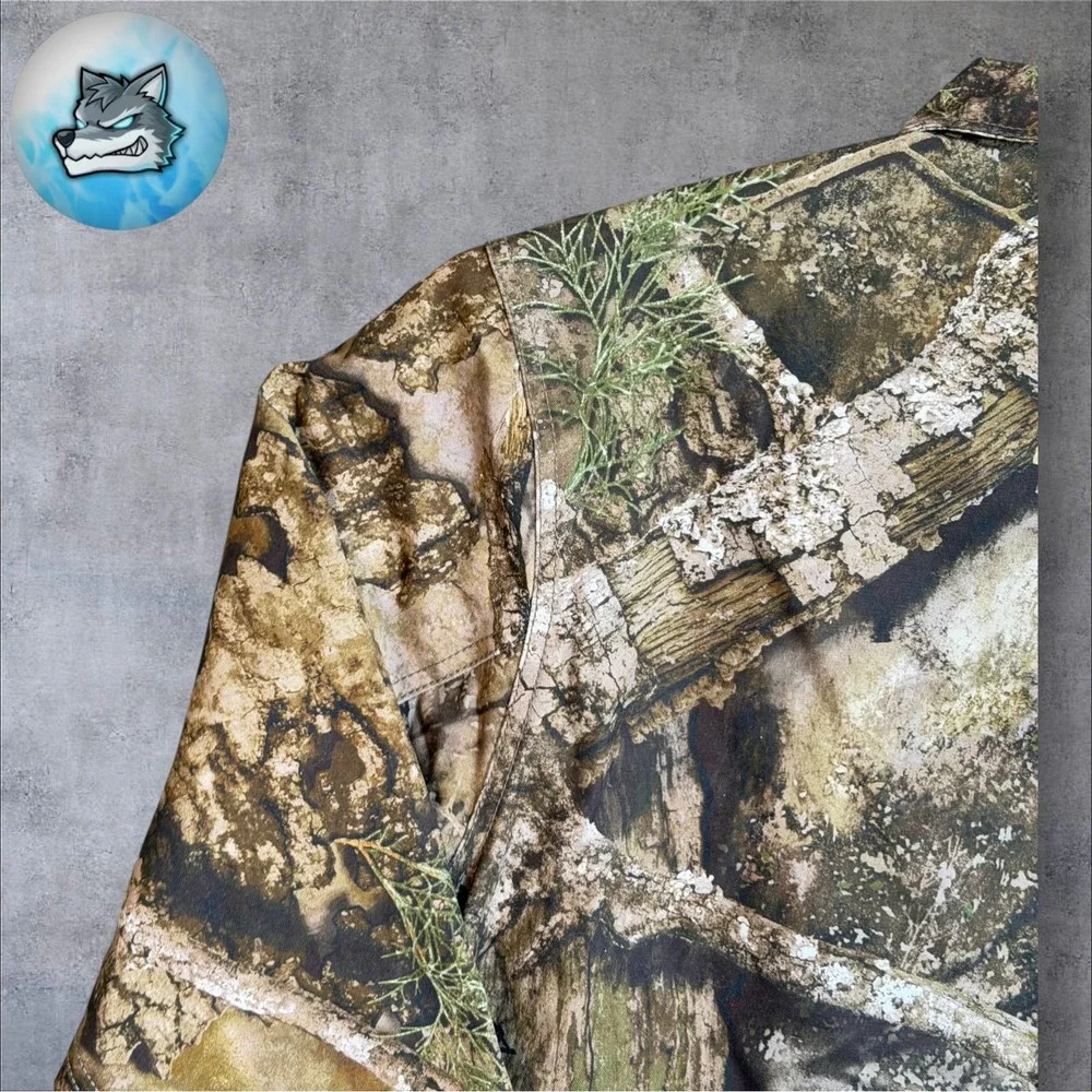 Nike Air Jordan Flight Chicago Realtree Jacket Mens Sz L Olive Sail HV0649-222